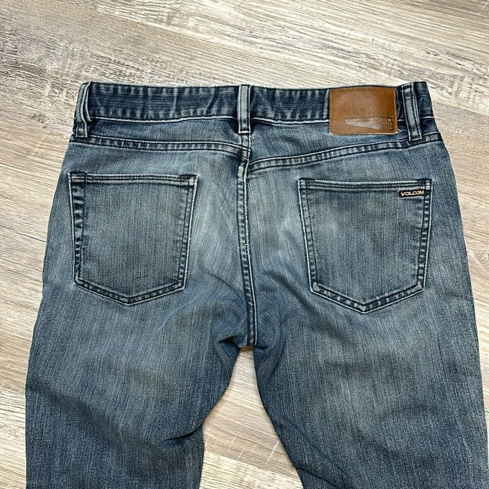 VOLCOM• vorta form• slim form• men’s size 30• indigo blue distressed (1532)